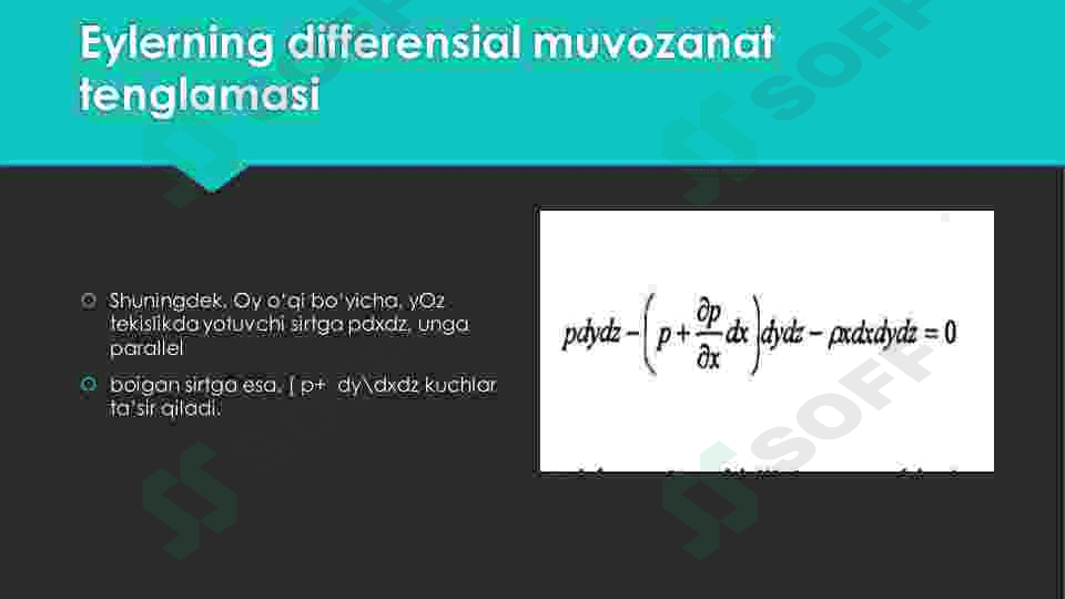 Eylerning differensial tenglamasi 4