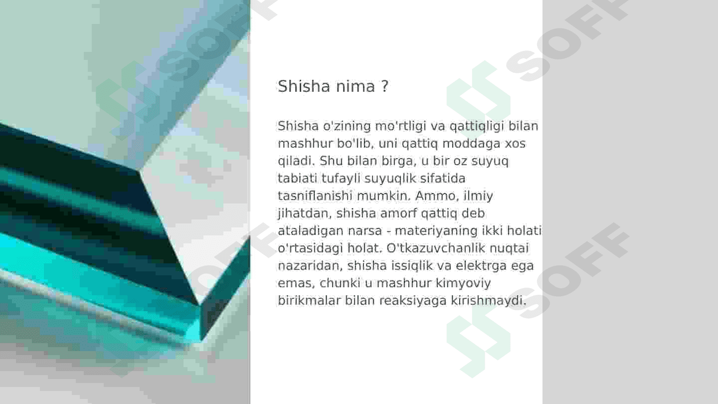 Oʻzbekiston Respublikasida shisha va keramika materiallarining oʻrni 4