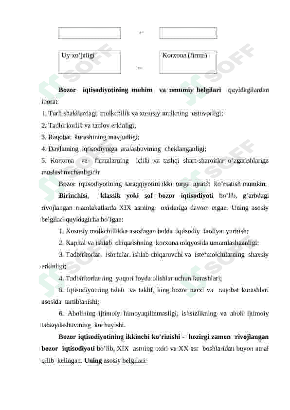 Bozor iqtisodiyotining ijtimoiy yo'naltirilganligi va uning O'zbekistonga xos xususiyatlari 4