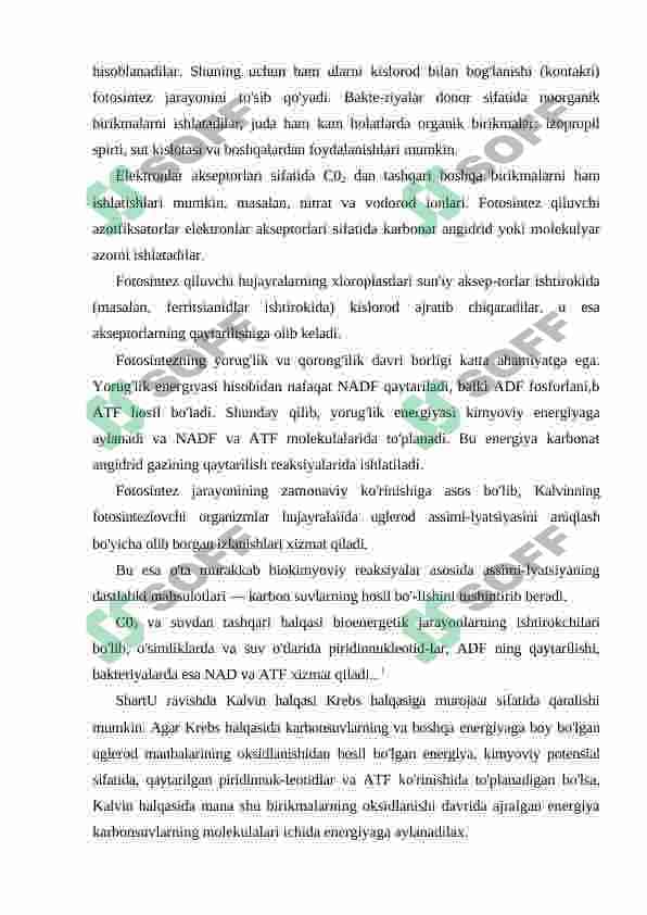 Fotosintez va mahsuldorlik 4