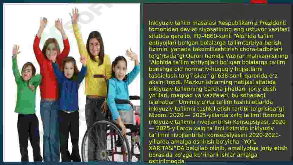 INCLUSIVE TAʼLIMGA EHTIYOJLAR VA SABABLAR 4