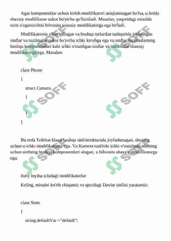 Turli berilgan dasturiy vositalar uchun talablarni shakllantirish 4