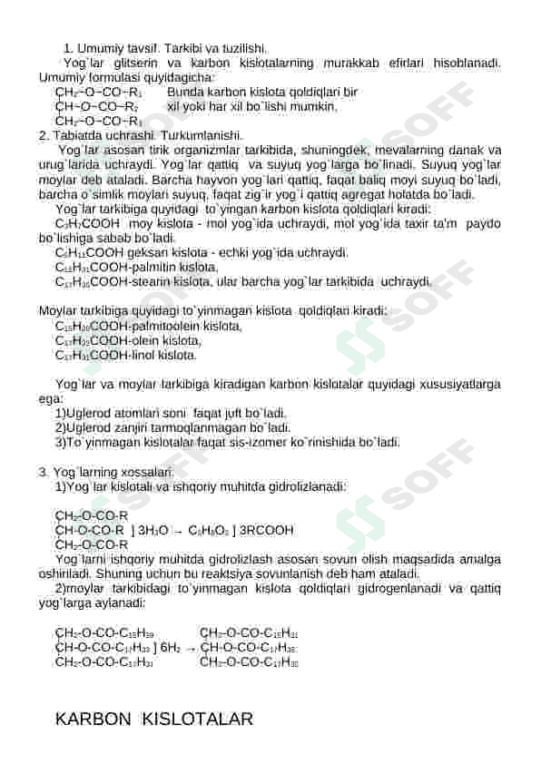 Organik kimyodan qoʻllanma 4