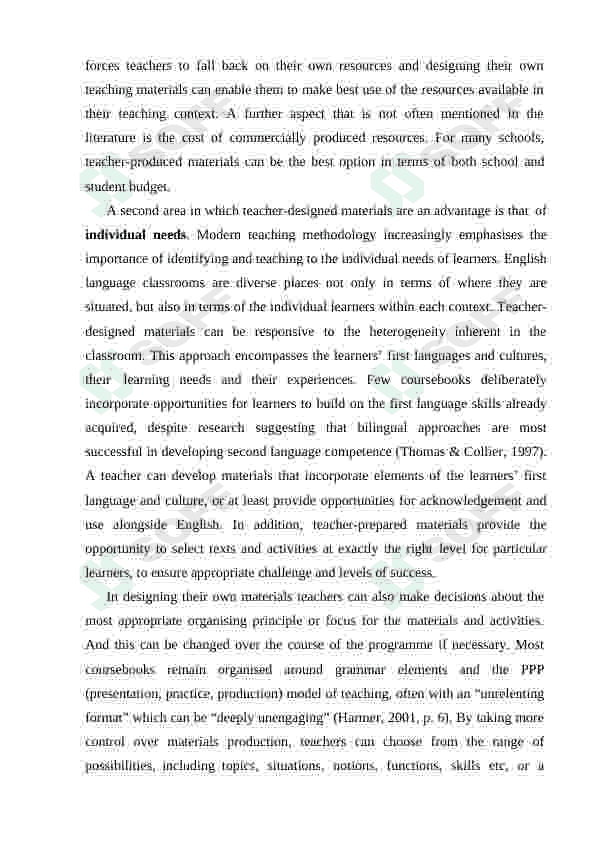 Designing relevant grammar, phonology and vocabulary teaching and learning materials 4