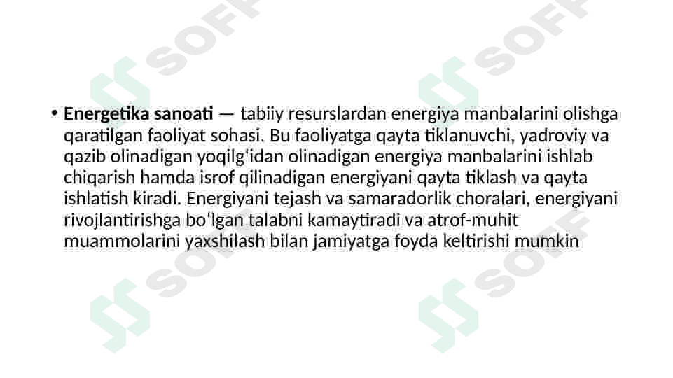 Energetik resurslarni qazib olishni mamlakatimizdagi ekologiyaga ta’siri 4