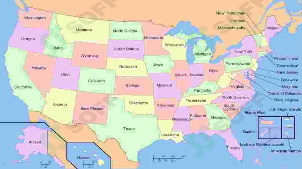 AQSh ning geografik joylashuvi, demografik xolatlari va tabiat resurslari xaqida. | The geographical position, demographic cases and nature resourses of the USA. 4