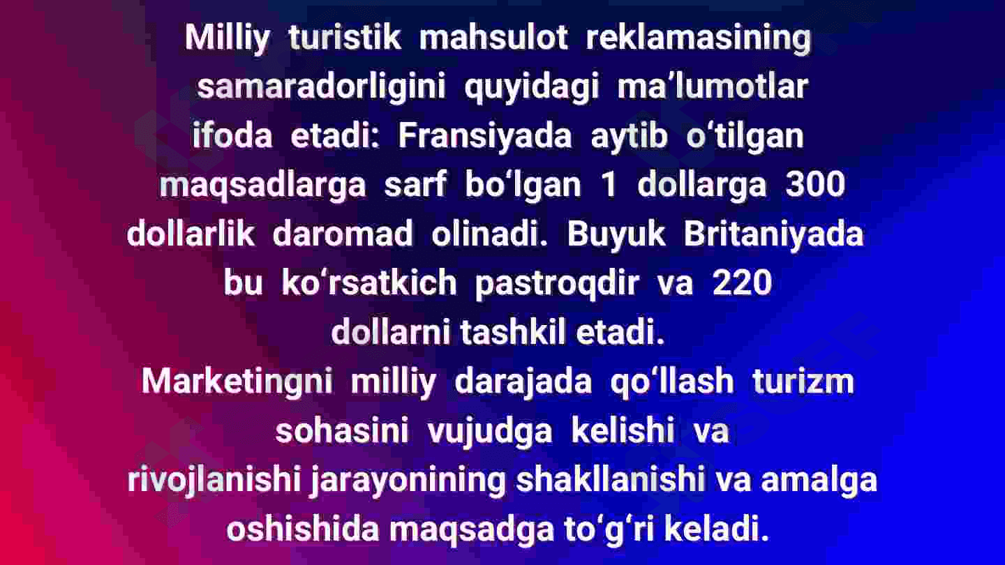 Turistik korxonalarda marketing strategiyasi 4