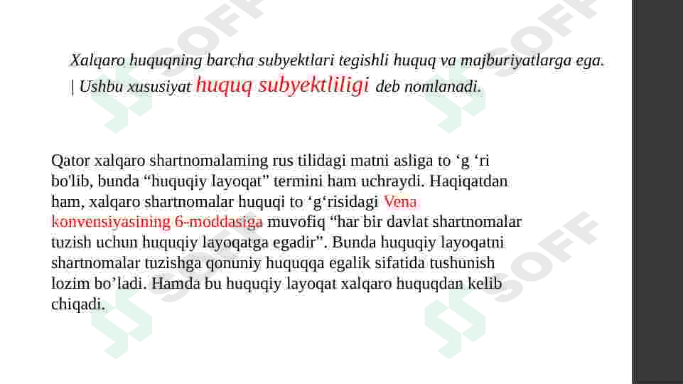 Zamonaviy xalqaro huquq subyektlari 4