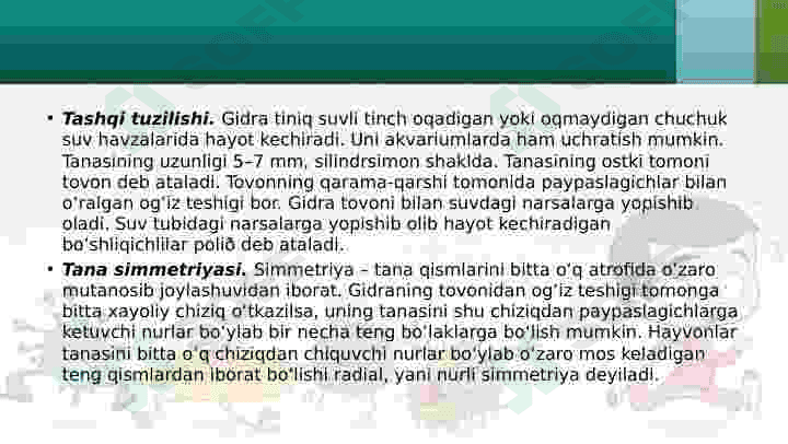 O‘simliklarning hujayraviy tuzilishi 4