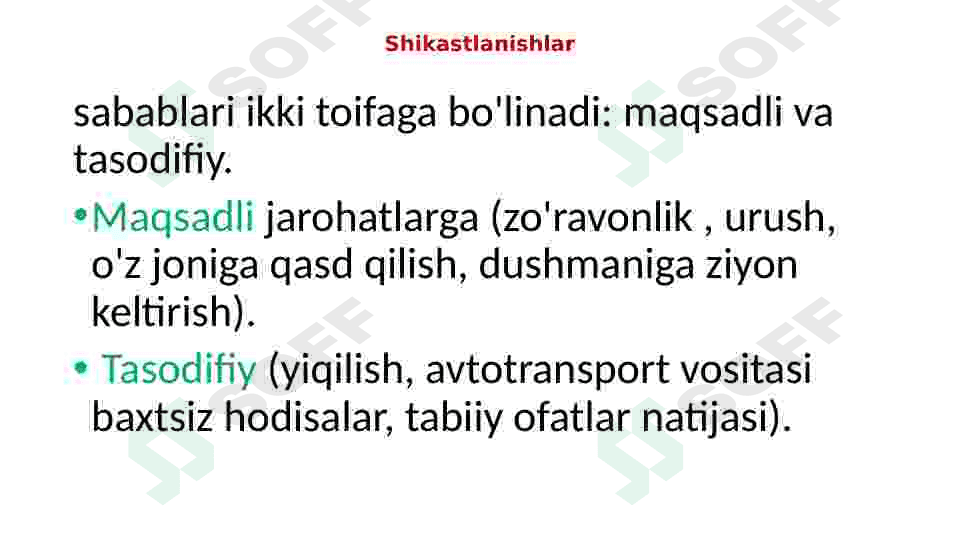 Shikastlanishlar 4