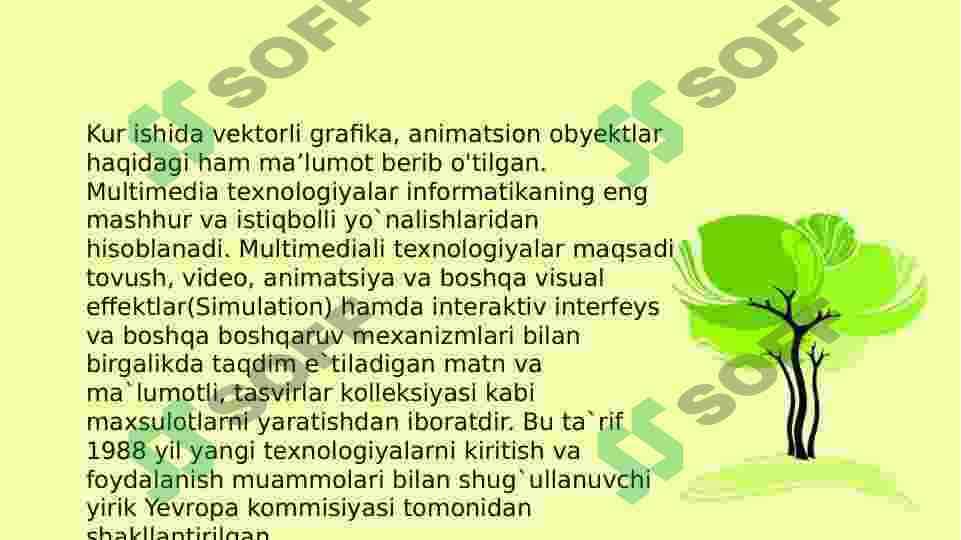 Animatsion lavhalar yaratish 4