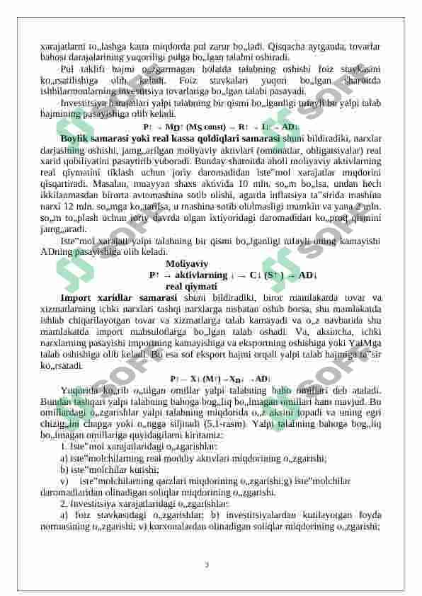 yalpi talab yalpi taklif modeli 4