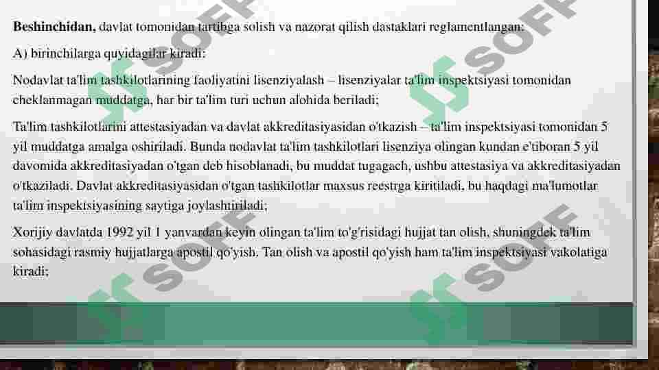 Ta'lim sohasidagi islohotlar 4