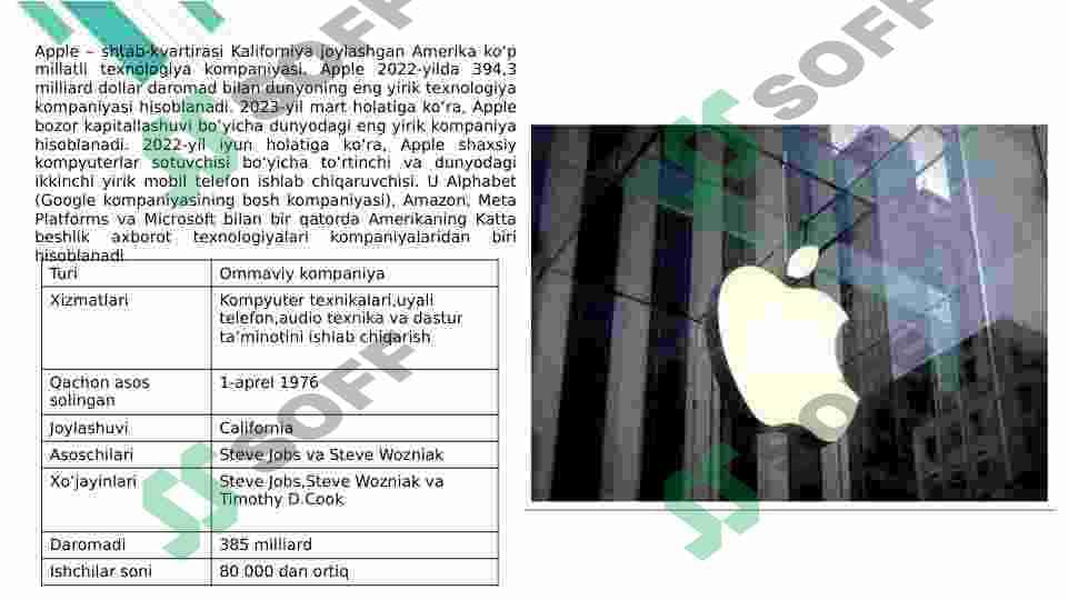 APLLE company 4