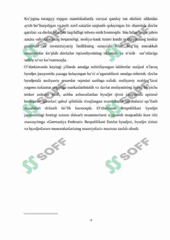 Germaniya Federativ Respublikasi davlat byudjeti 4