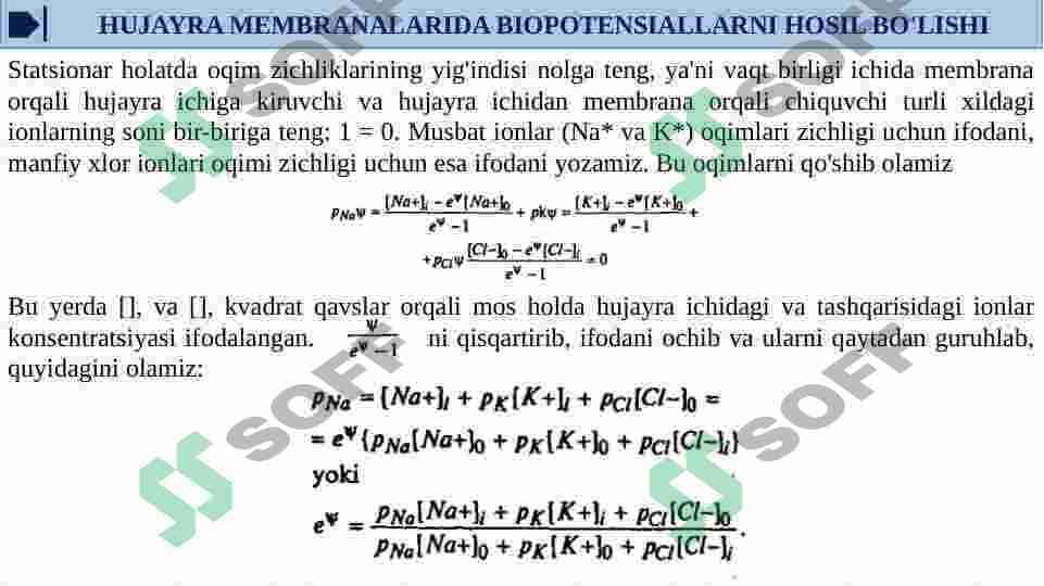 HUJAYRA MEMBRANALARIDA BIOPOTENSIALLARNI HOSIL BO'LISHI. YURAK QISQARISHIDA HOSIL BO'LGAN BIOPOTENSIALLARNI QAYD ETISH. ELEKTROKARDIOGRAFIYA. ELEKTROGRAMMALAR. EYNTXOVENNNING TARMOQLANISH NAZARIYASI 4