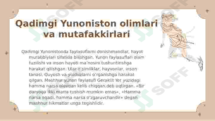 Qadimgi yunoniston olimlari va mutaffakirlari 4