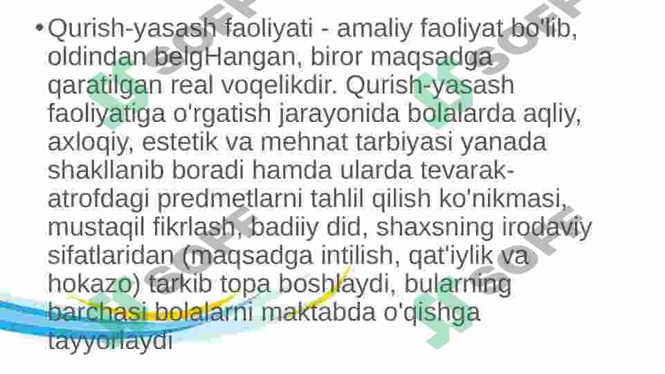 Maktabgacha ta'lim tashkilotida bolalarda qurish yasash mashg'ulotiga o'rgatish 4