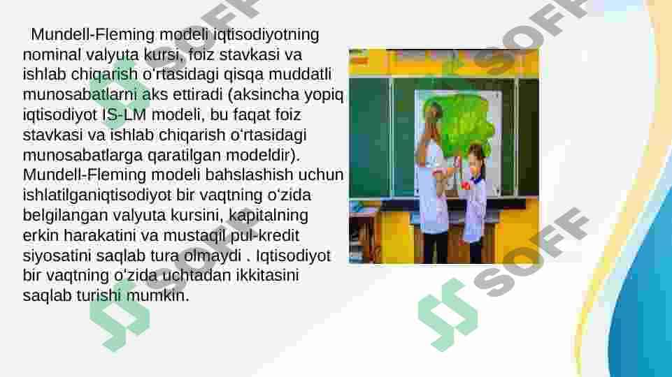 Ochiq iqtisodiyotda Mendell-Fleming modeli 4