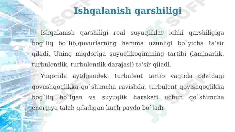 GIDRAVLIK QARSHILIKLARNI ORTISHIGA SABAB BO’LUVCHI OMILLAR 4