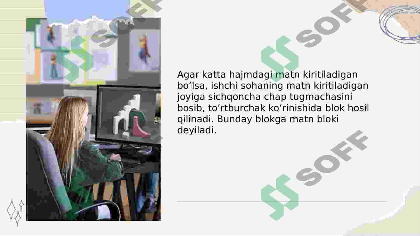 Adobe Photoshop dasturida matnlar bilan ishlash 4