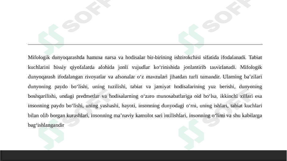 Mifologik dunyoqarash 4