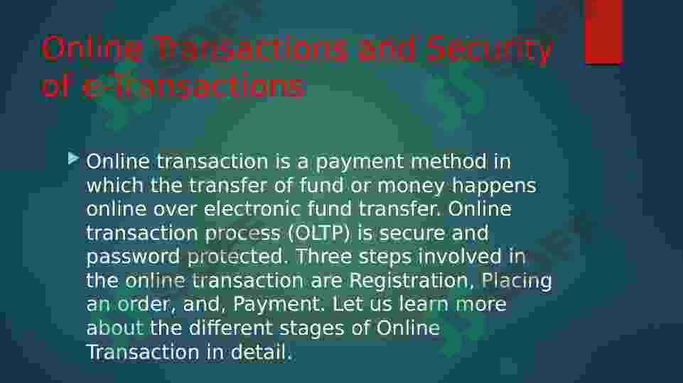 Online transactions 4