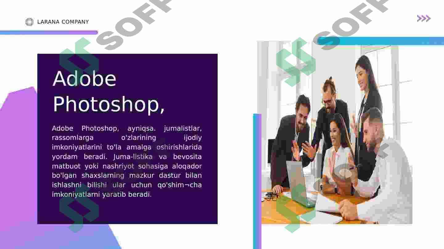Adobe photoshop va uning qoshimcha imkoniyatlari 4
