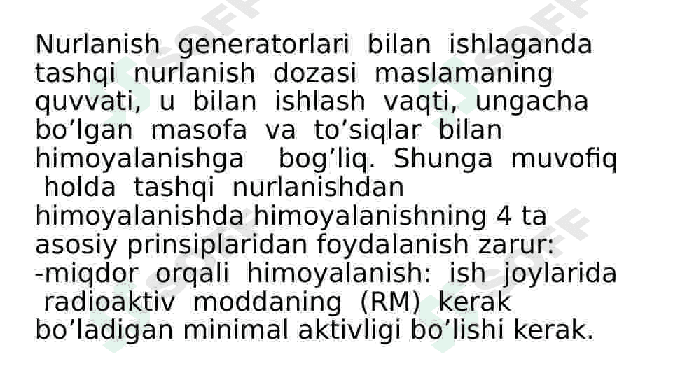 MavzuDPMlarda INMlardan foydalanilganda dozimetrik va   radiometrik nazorat o‘tkazishning asoslari 4