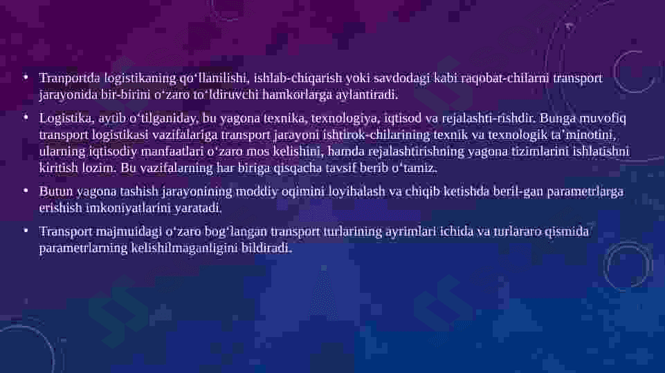 Transport logistikasi 4