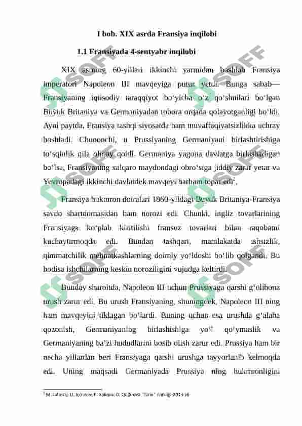 Fransiyada Uchinchi Respublika va 1871-yilgi davlat to'ntarishi 4