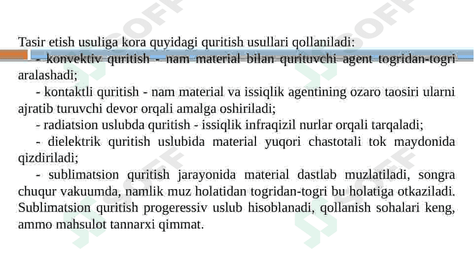 Qurutgichlarning maxsus turlari 4