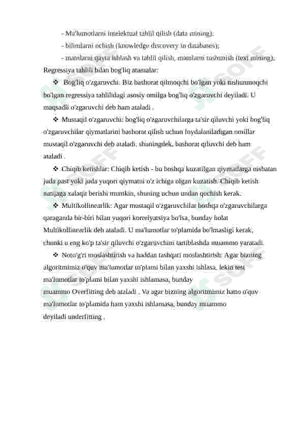 chizziqli regratsiya 4