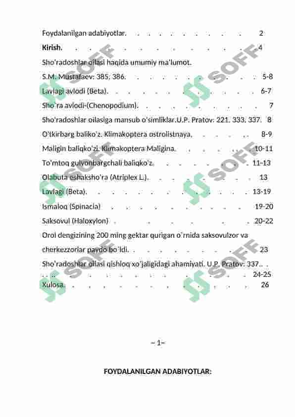 Shoʻradoshlar oilasi 4