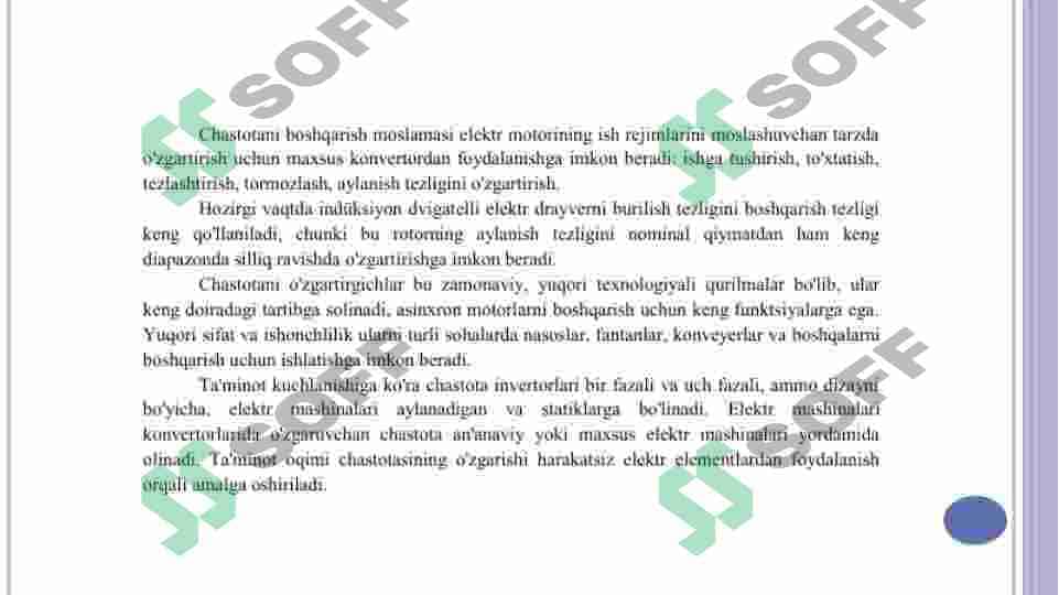 CHastota o`zgartgich asinxron mator 4