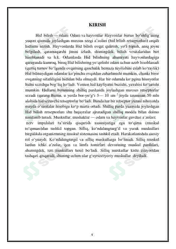 Muvozanatni saqlash muskullarning sezishi va tuyg`u organlari. 4