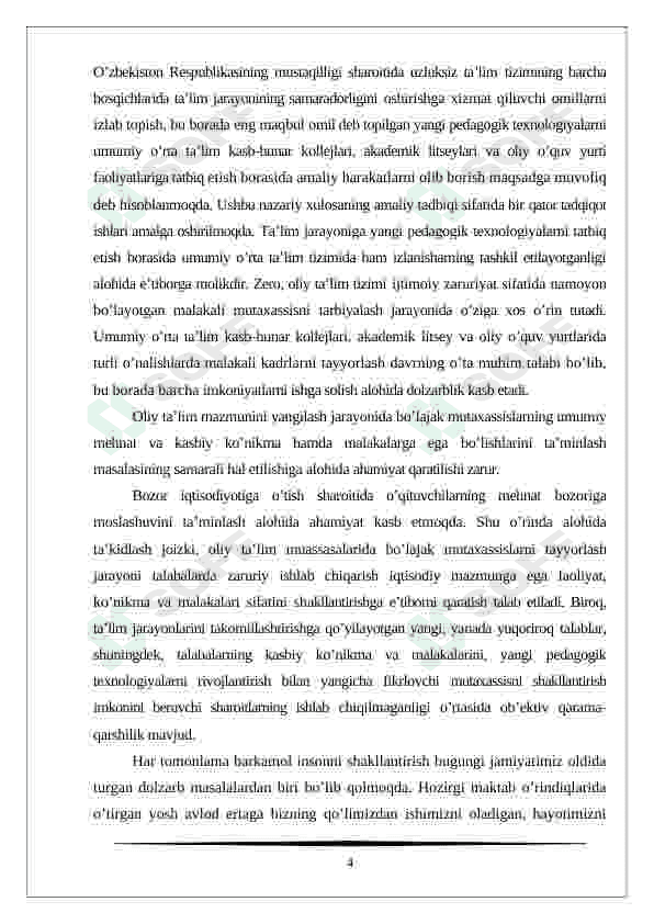 Ikkinchi o’nlik sonlari ustidan qo’shish va ayirish amallarini ularning xossalarini o’rganish 4