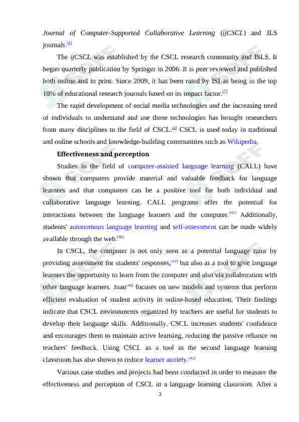 Computer-supported collaborative learning framework 4