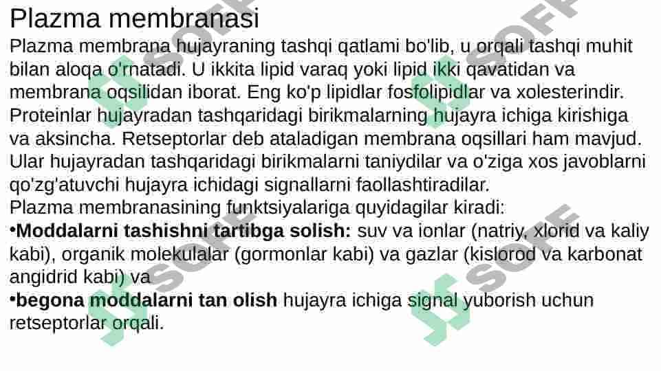 2-Oʻsimlik va hayvon hujayralarining oʻziga xos hususiyatlari 5
