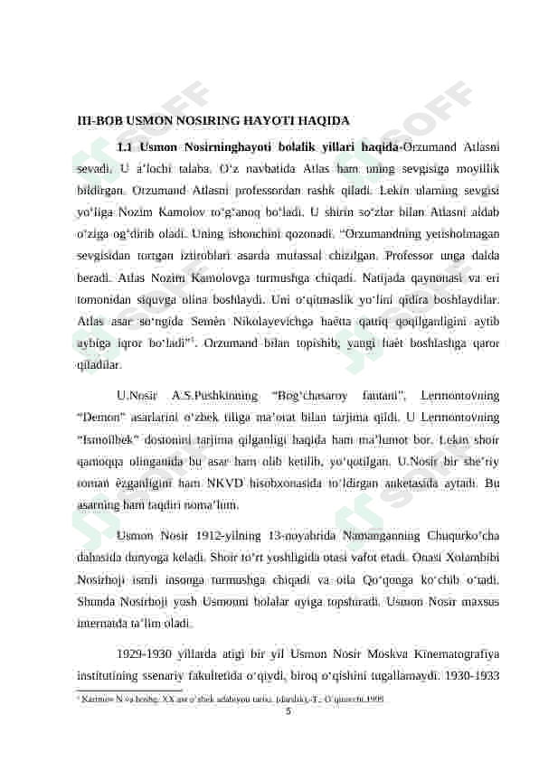 Usmon Nosir hayoti 5