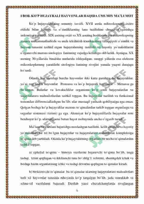Ko'p hujayrali hayvonlar kelib chiqish nazariyalari 5