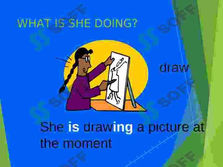 The present continuous tense 5
