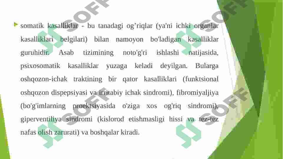 Surunkali somantik kasallikla 5