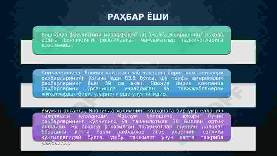 RAHBAR SHAXSI PSIXOLOGIYASI VA  BOSHQARUV FAOLIYATI 5