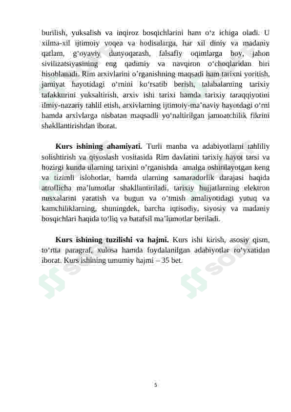 QADIMGI RIMDA ARXIV ISHI 5
