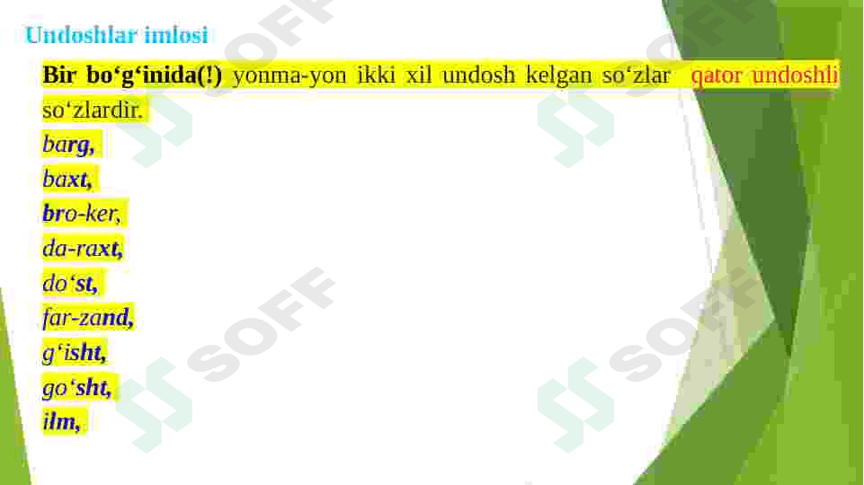 Tovush o’zgarishlari ,bosh harflar imlosi. 5