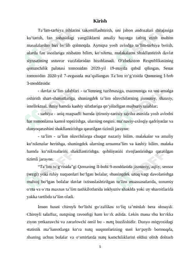 Nutqida nuqsoni bo‘lgan bolalarning kelib chiqish sabablari 5