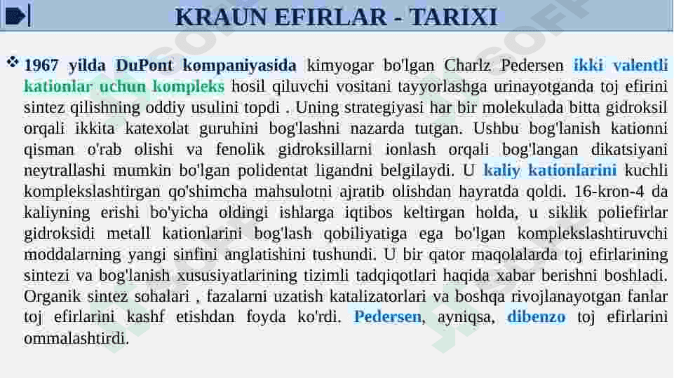 KRAUN EFIRLAR - DORI VOSITALARI SIFATIDA 5