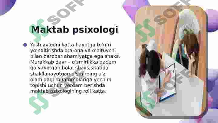 MAKTABLARDA PSIXOLOGIK FAOLIYATNI TO'G'RI YO'LGA QO'YISH 5