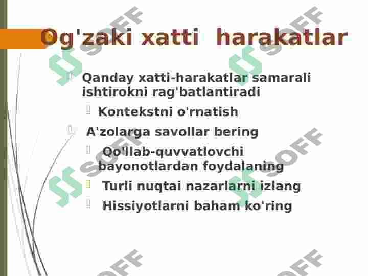 Yetakchi va jamoa munosabatlari 5
